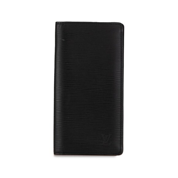 LOUIS VUITTON Black Leather Wallet - Picture 1 of 11